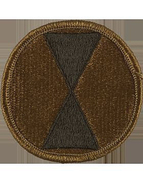 7 Infantry Division Subdued Patch