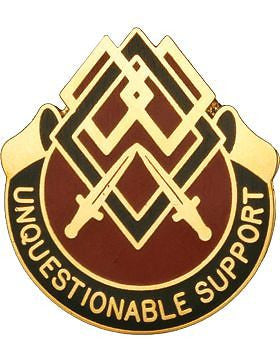 0645 Support Group Unit Crest (Unquestionable Support)