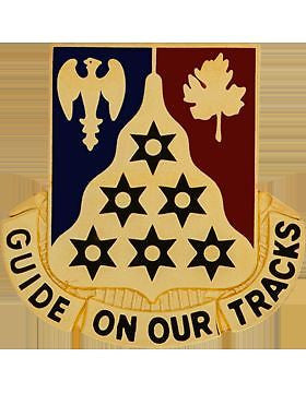 0123 Infantry Unit Crest (Guide On Our Tracks)