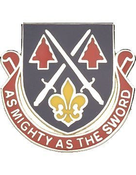 0028 Personnel Services Bn Unit Crest (As Mighty As The Sword)