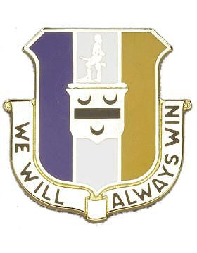 0391 Regiment Brigade Combat Team Unit Crest (We Will Always Win)