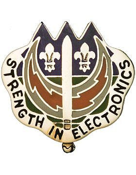 0228 Signal Bde Unit Crest (Strength In Electronics)
