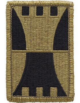 0416 Engineer Brigade Scorpion Patch with Fastener (PMV-0416A)