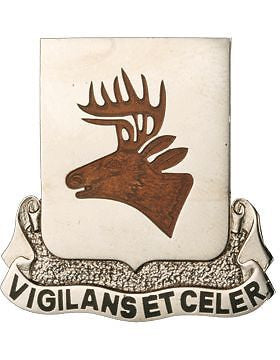 0395 Regiment Unit Crest (Vigilans Et Celer)