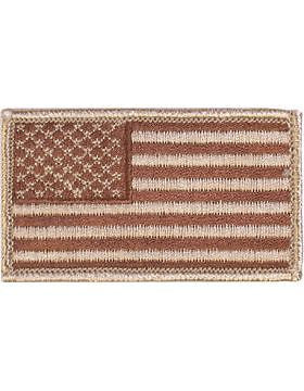 N-013 American Flag Forward Desert 2" x 3"