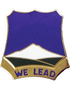 0382 Regiment Unit Crest (We Lead)