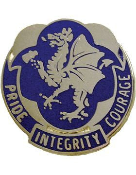 0044 Chemical Battalion Unit Crest (Pride Integrity Courage)