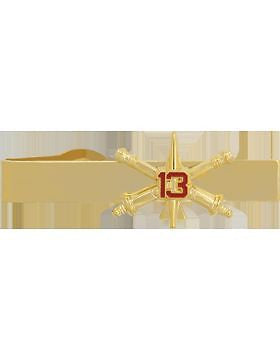 No-Shine (NS-TB-RO-ADA-013) 13th Air Defense Artillery BOS Officer Tie Bar