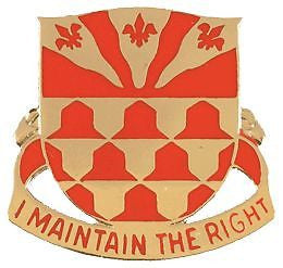 0307 Engineer Bn Unit Crest (I Maintain The Right)