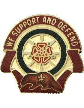 1461 Transportation Company Unit Crest (We Support And Defend)