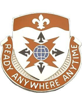 0324 Signal Bn Unit Crest (Ready Anywhere Anytime)