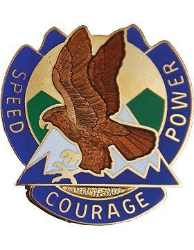 0066 Aviation Brigade Unit Crest (Speed Courage Power)