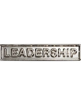 ROTC Ribbon Device (RC-RD223) Leadership Silver