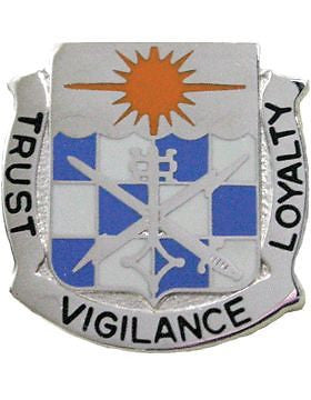 0101 Military Intelligence Bn Unit Crest (Trust Vigilance Loyalty)