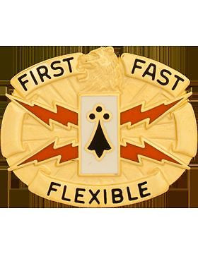 0135 Signal Bn Unit Crest (First Fast Flexible)