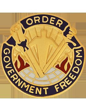0353 Civil Affairs Command Unit Crest (Order Government Freedom)