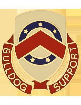 0125 Support Bn Unit Crest (Bulldog Support)