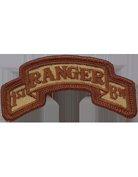 75 Infantry 1st Battalion Scroll Desert Patch