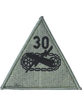 PV-0030B 30th Armor Division ACU Patch with Fastener (A-1-353)