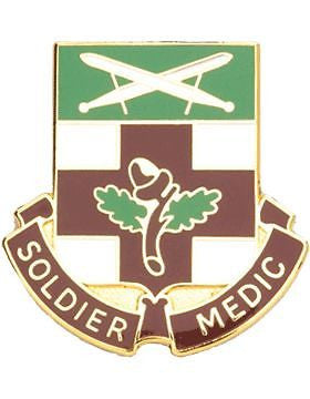 0232 Medical Bn Unit Crest (Soldier Medic)