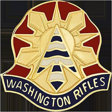 0081 Armor Brigade Unit Crest (Washington Rifles)