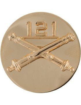 No-Shine (NS-RE-FA-121) 121st Field Artillery and US Enlisted (Pair)