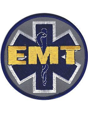 Novelty (U-N409) Emergency Medical Technician (EMT) Round Patch