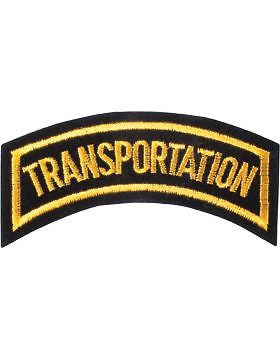N-115 Transportation Tab Gold on Black 4"