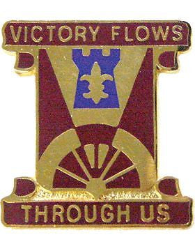 0334 Trans Bn Unit Crest (Victory Flows Through Us)
