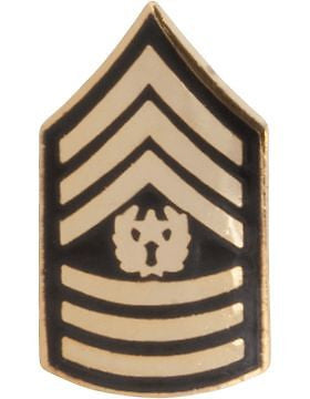No-Shine Rank (NS-T111) Command Sergeant Major (E-9) Tie Tac