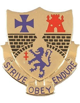 0112 Infantry Unit Crest (Strive Obey Endure)