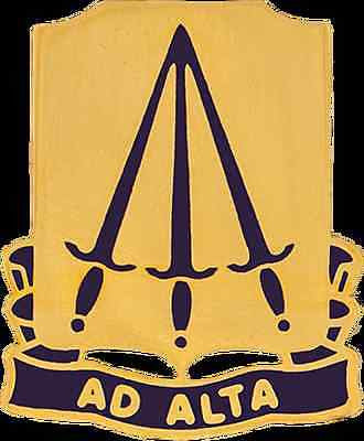 0073 Ordnance Battalion Unit Crest (Ad Alta)