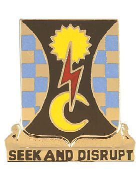 0109 Military Intelligence Bn Unit Crest (Seek And Disrupt)