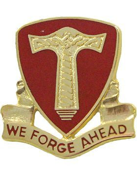 0018 Support Bn Unit Crest (We Forge Ahead)