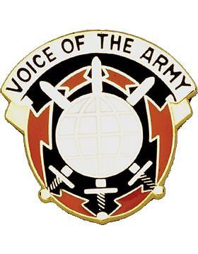 0009 Signal Command Unit Crest (Voice Of The Army)
