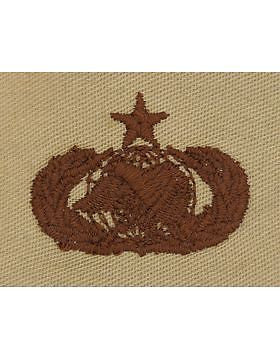 AF-SD351 Senior Supply Fuels USAF Sew-On Desert