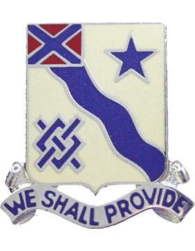 0106 Support Bn Unit Crest (We Shall Provide)