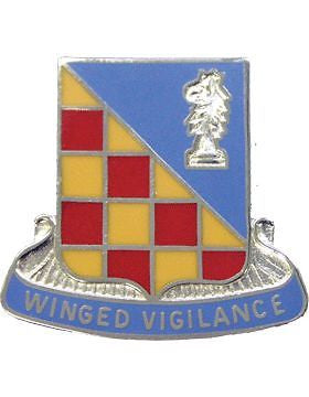 0003 Military Intelligence Bn Unit Crest (Winged Vigilance)