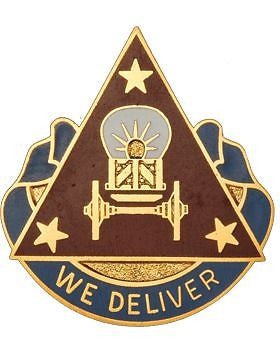 0190 Transportation Bn Unit Crest (We Deliver)