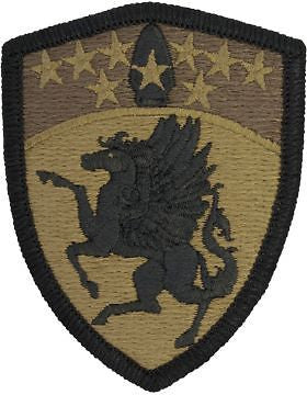 0063 Aviation Brigade Scorpion Patch with Fastener (PMV-0063B)