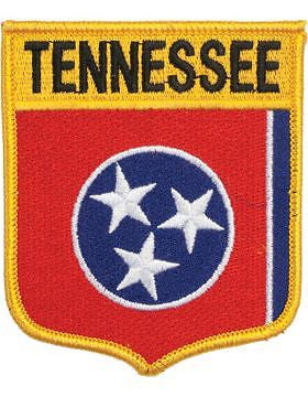 Tennessee 3 3/4" Shield (N-SS-TN1) with Gold Border