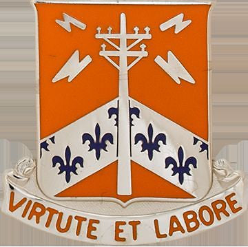 302 Signal Bn Unit Crest (Virtute Et Labore)