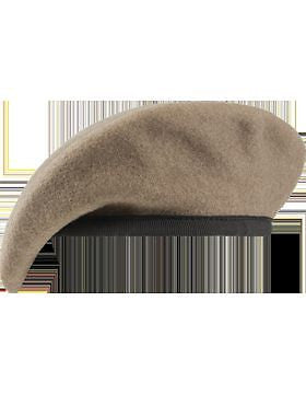 Beret (BT-S19/10) Ranger Tan with Nylon Pre Shaped Size 7 5/8" (Unlined)