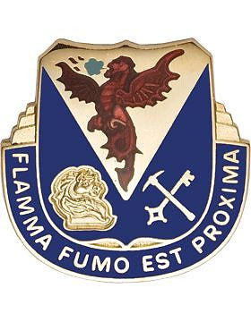 0206 Chemical Bn Unit Crest (Flamma Fumo Est Proxima)