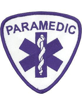 Novelty (U-N340) Paramedic 3.5" Patch Blue and White