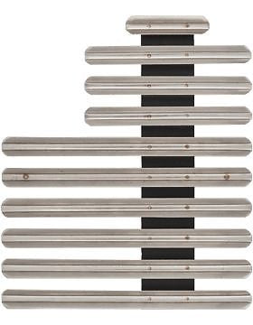 Ribbon Mount (R-MG25S) 25 Ribbon Eighth Inch Gap Staggered Right Material Back