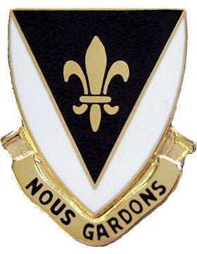 0329 Regiment Brigade Combat Team Unit Crest (Nous Gardons)