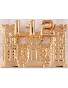 No-Shine (NS-RO-ENG-112) 112th Engineer Officer Regimental BOS (Pair)