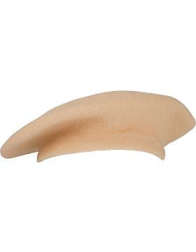 Beret (BT-C15) Light Tan Adjustable Beret without Pip No Sweatband