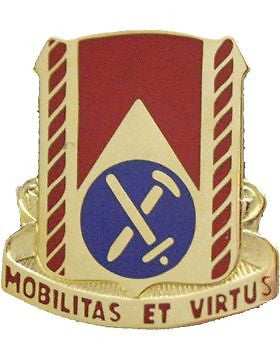 0710 Support Bn Unit Crest (Mobilitas Et Virtus)